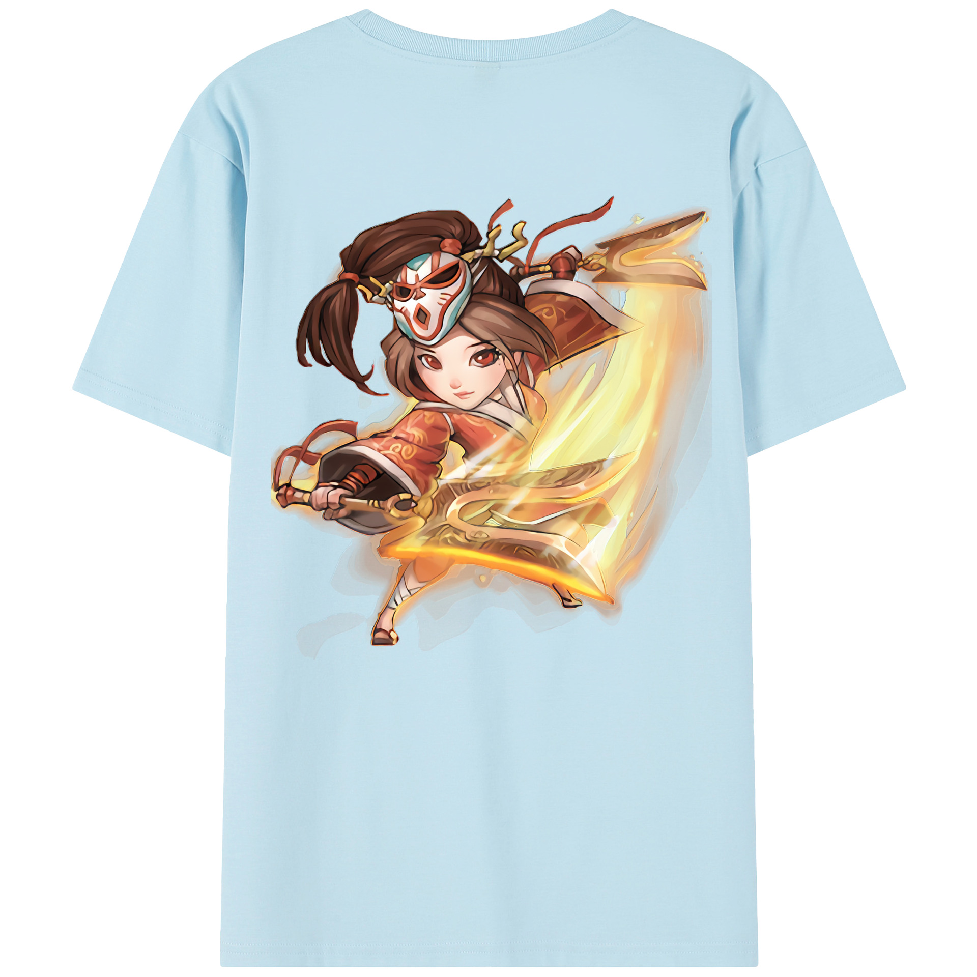 リーグ・オブ・レジェンド League of Legends LOL 綿100％半袖Tシャツ（背面プリント）